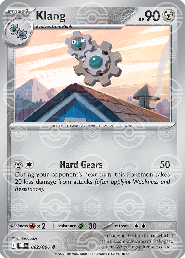 Klang (Poke Ball Pattern) 062/086 — Black Bolt